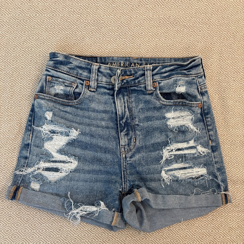 American Eagle Outfitters Distressed Denim Shorts